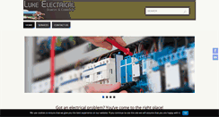 Desktop Screenshot of lukeelectrical.co.uk